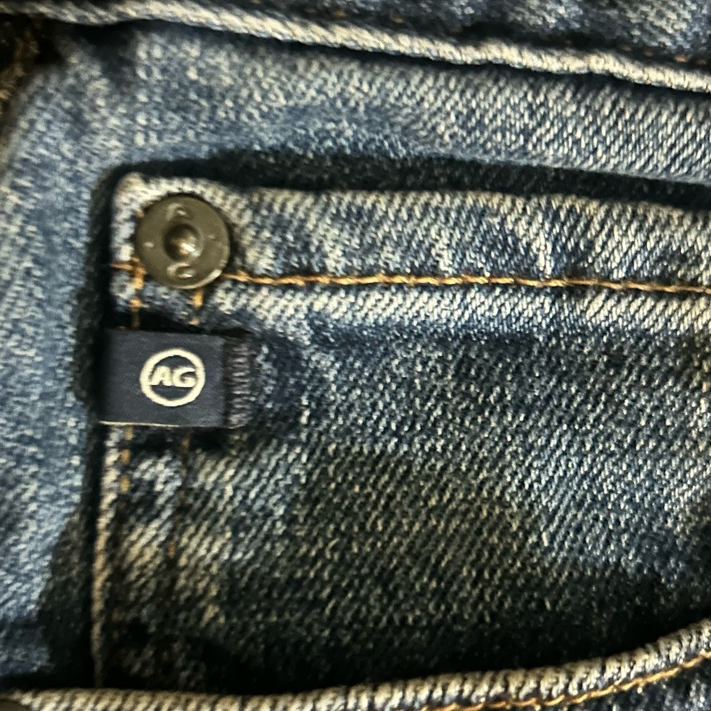 AG Adriano Goldschmied Indigo Straight Leg Jeans - Picture 4 of 8